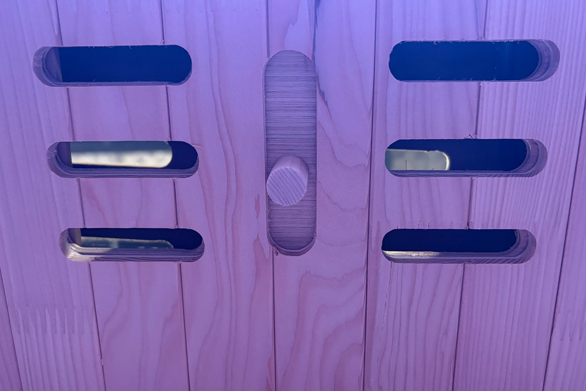 Blisspod Malmo 2-Person Infrared Sauna with Red-Light Panel