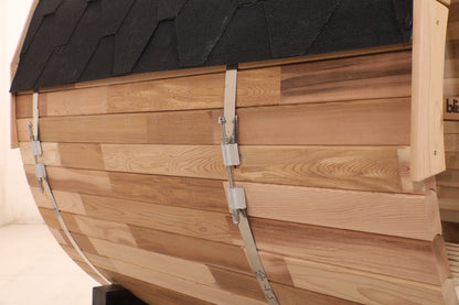 Blisspod Prague Outdoor Cedar Barrel Steam Sauna – 2–4 or 4–6 People