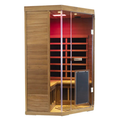 Wizzisauna SR07 2–3 Person Red Cedar Far Infrared Sauna