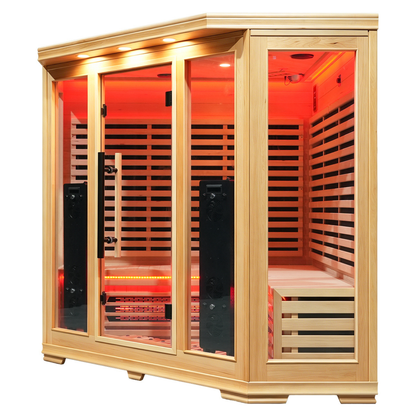Blisspod Vienna RED 4–5 Person Full-Spectrum Infrared Sauna