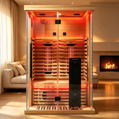 Blisspod Vantaa RED 2-Person Full-Spectrum Infrared Sauna