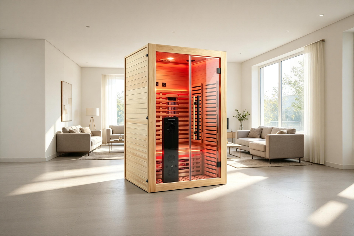 Blisspod Venetian RED 2-Person Full-Spectrum Infrared Sauna