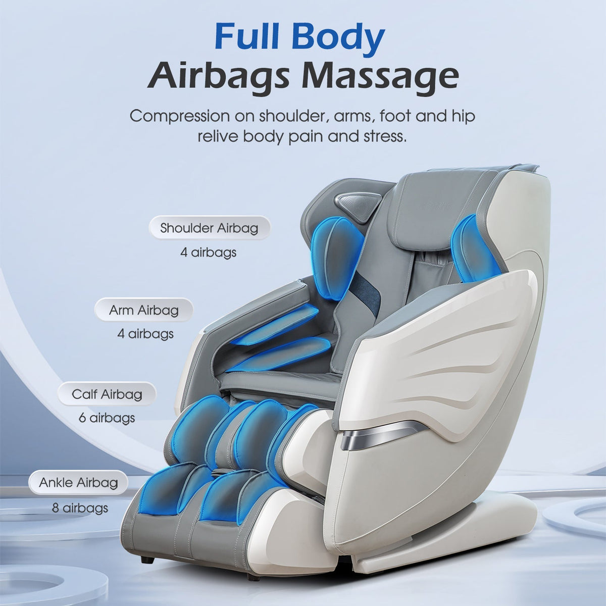 BOSSCARE GR8686 Massage Chair with AI Voice Control