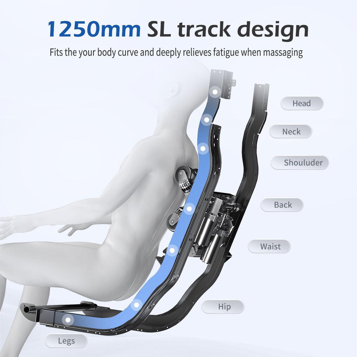 BOSSCARE GR8686 Massage Chair with AI Voice Control