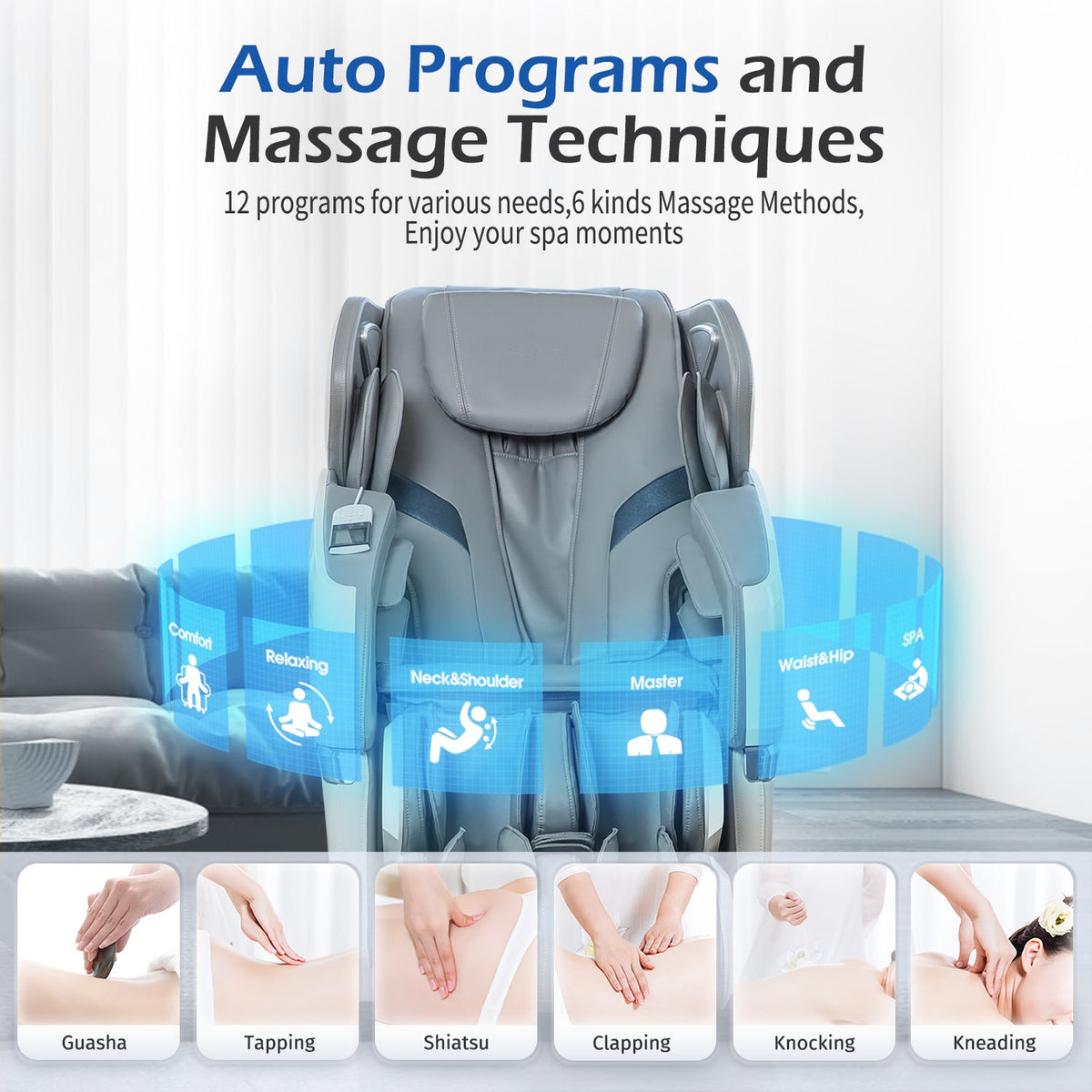 BOSSCARE GR8686 Massage Chair with AI Voice Control