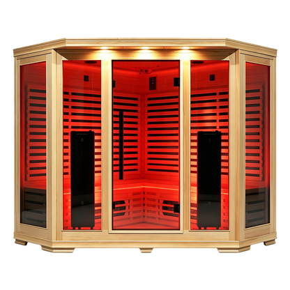 Blisspod Vienna RED 4–5 Person Full-Spectrum Infrared Sauna