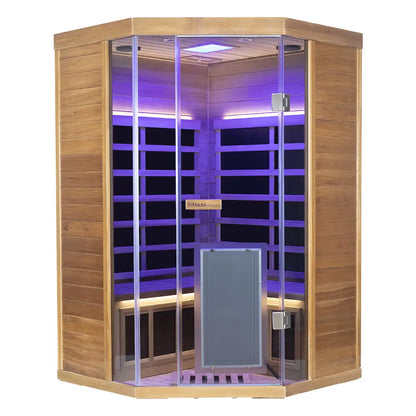 Wizzisauna SR07 2–3 Person Red Cedar Far Infrared Sauna