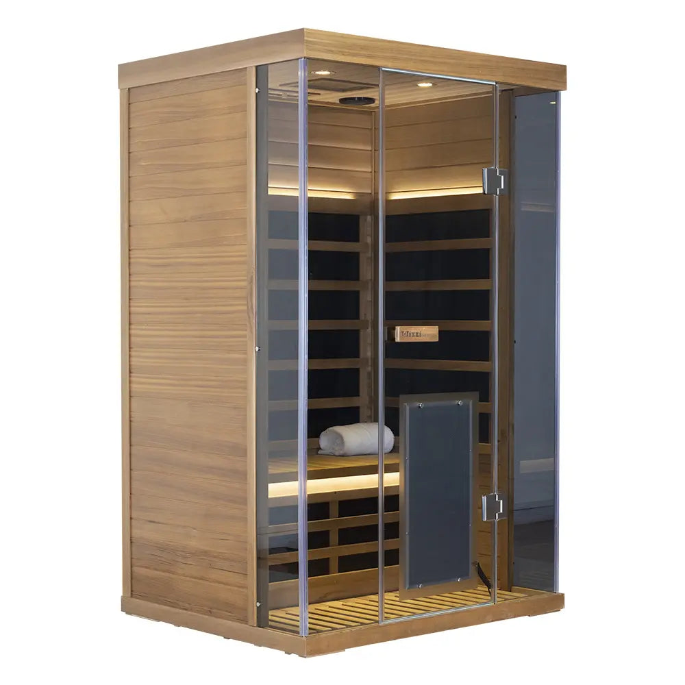 Wizzisauna SR02 2-Person Red Cedar Far Infrared Sauna