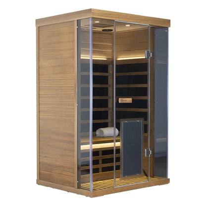 Wizzisauna SR02 2-Person Red Cedar Far Infrared Sauna