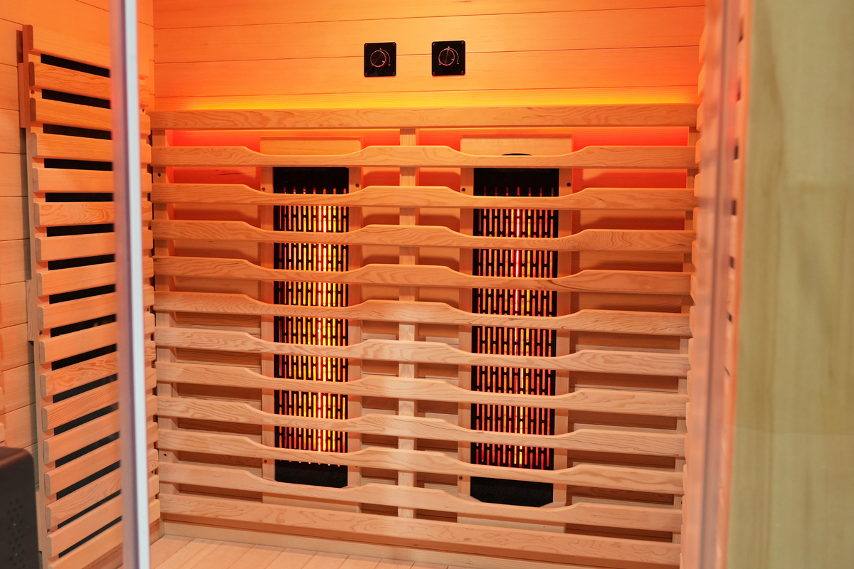 Blisspod Venetian RED 2-Person Full-Spectrum Infrared Sauna