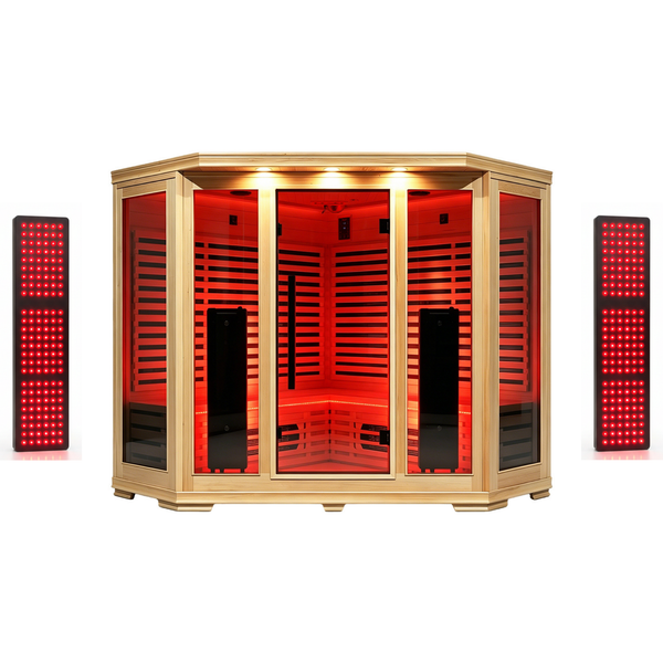 Blisspod Vienna RED 4–5 Person Full-Spectrum Infrared Sauna