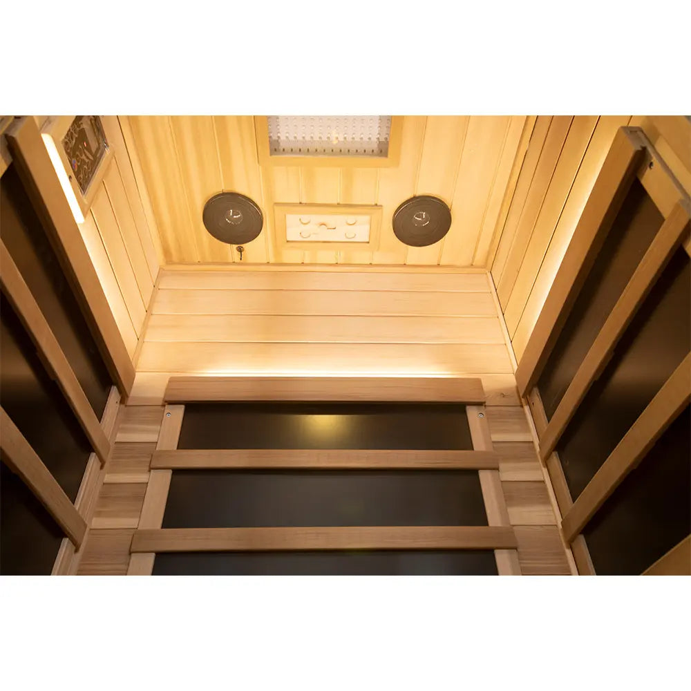 Wizzisauna SR01 1-Person Red Cedar Far Infrared Sauna