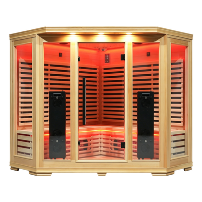 Blisspod Vienna RED 4–5 Person Full-Spectrum Infrared Sauna