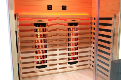 Blisspod Vantaa RED 2-Person Full-Spectrum Infrared Sauna