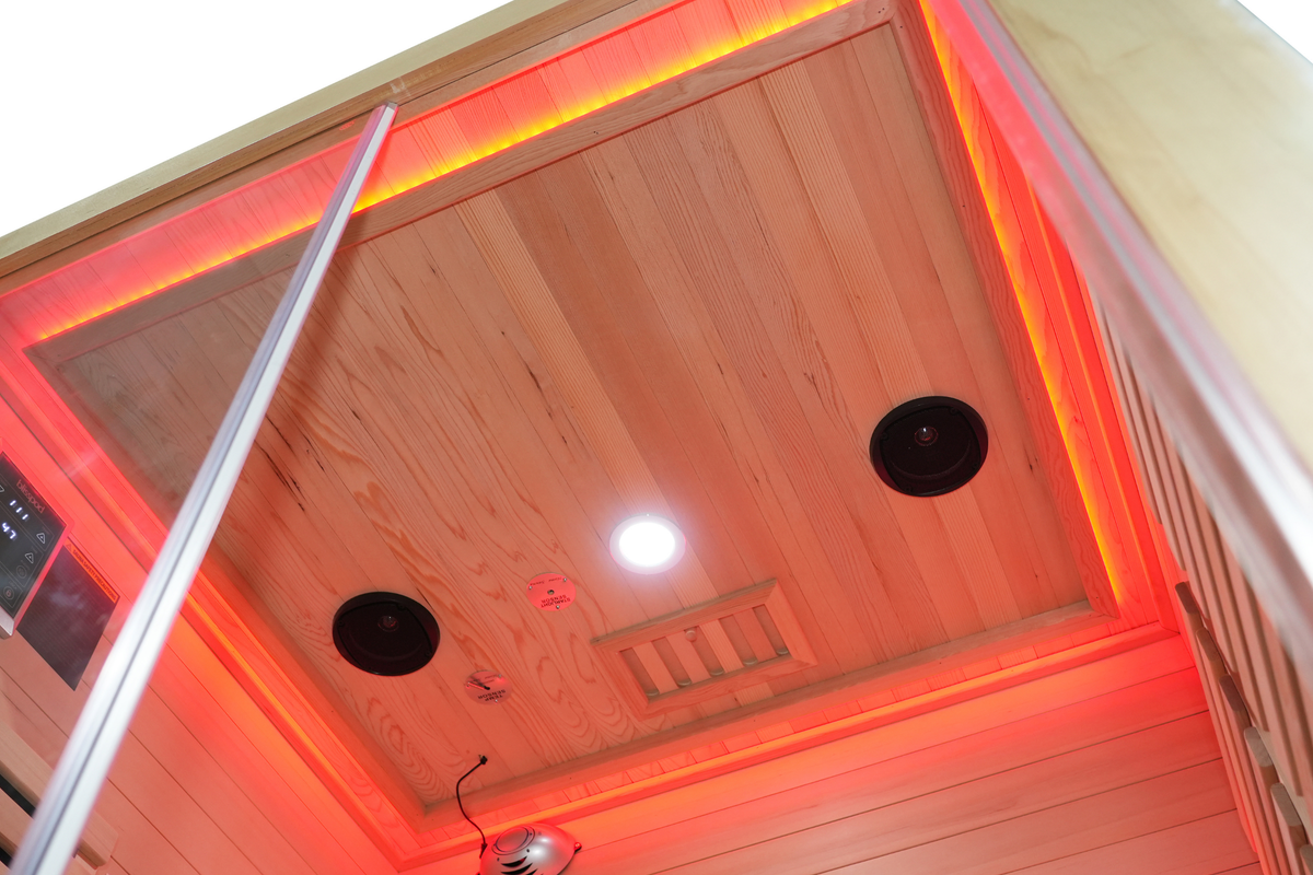 Blisspod Venetian RED 2-Person Full-Spectrum Infrared Sauna