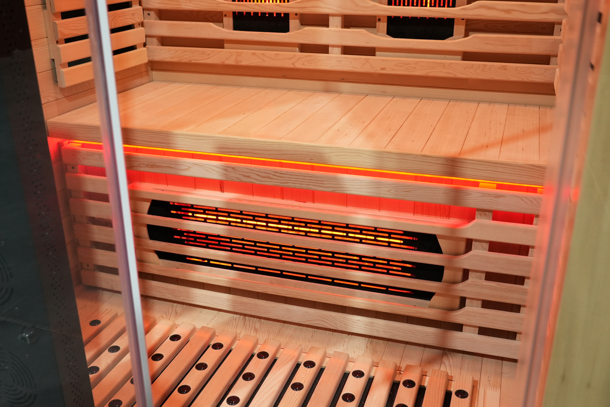 Blisspod Venetian RED 2-Person Full-Spectrum Infrared Sauna