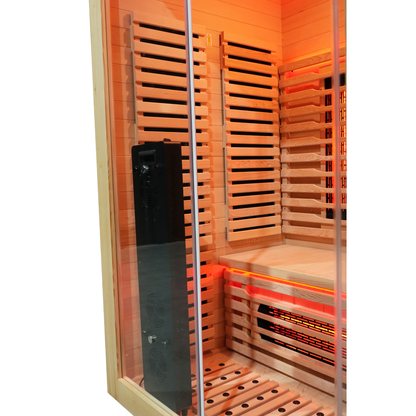 Blisspod Venetian RED 2-Person Full-Spectrum Infrared Sauna