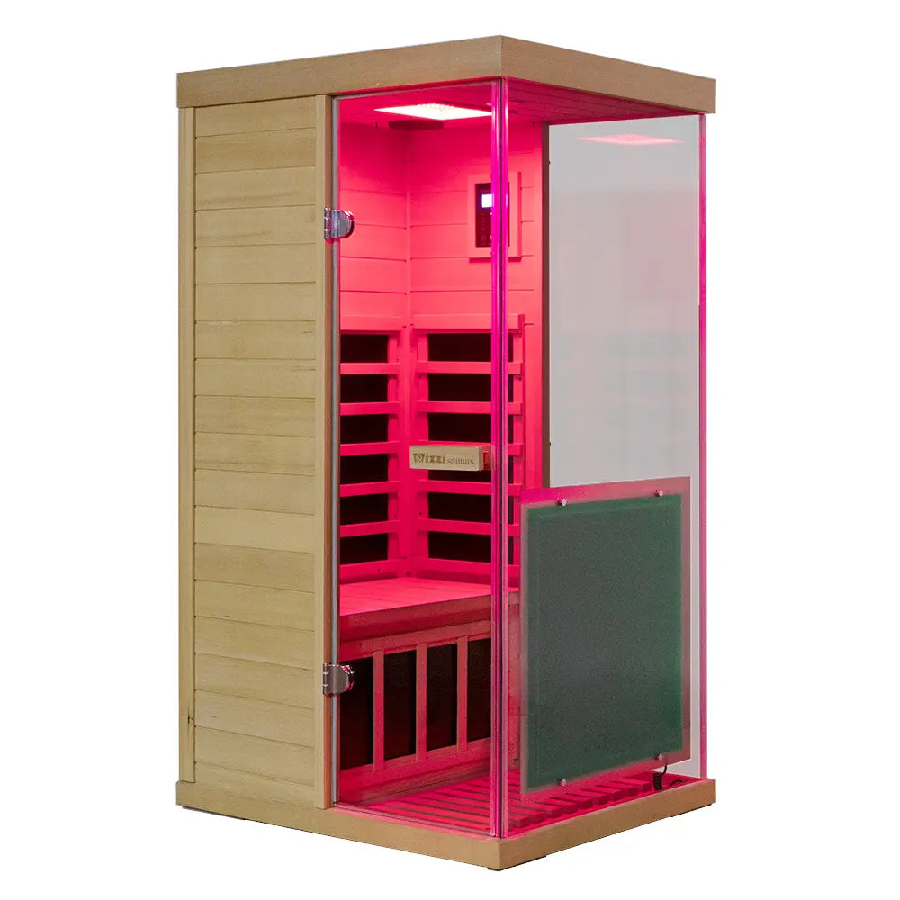Wizzisauna 909MX Mini 1-Person Infrared Sauna