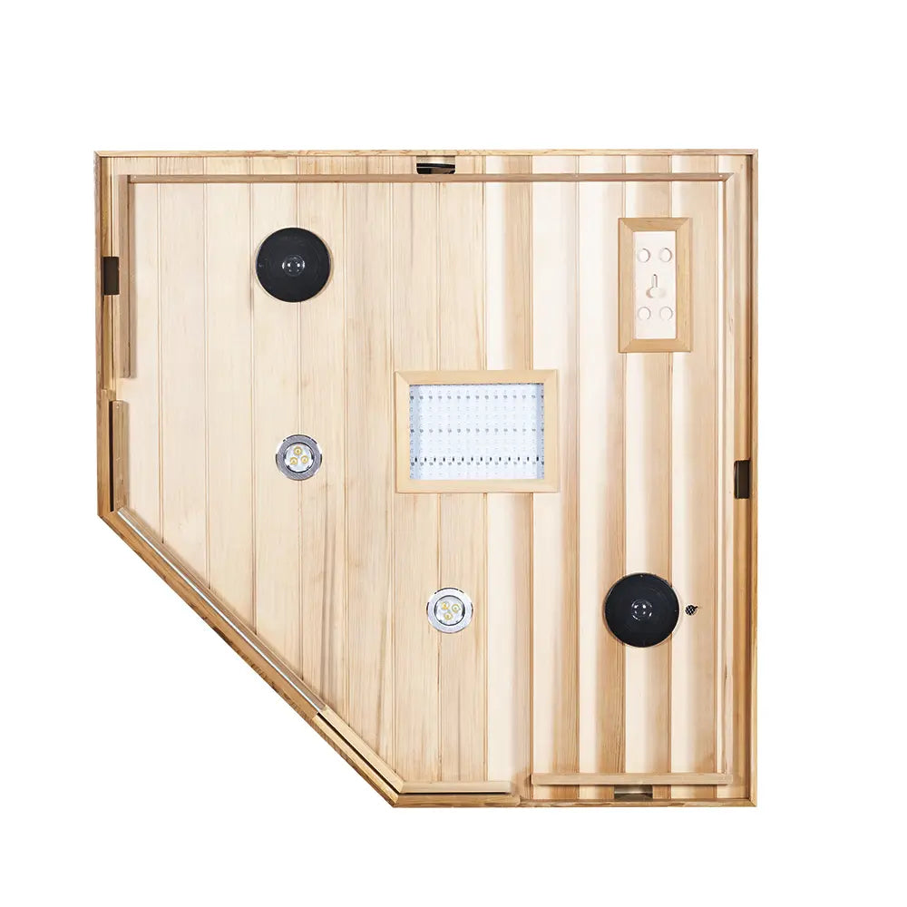 Wizzisauna SR07 2–3 Person Red Cedar Far Infrared Sauna
