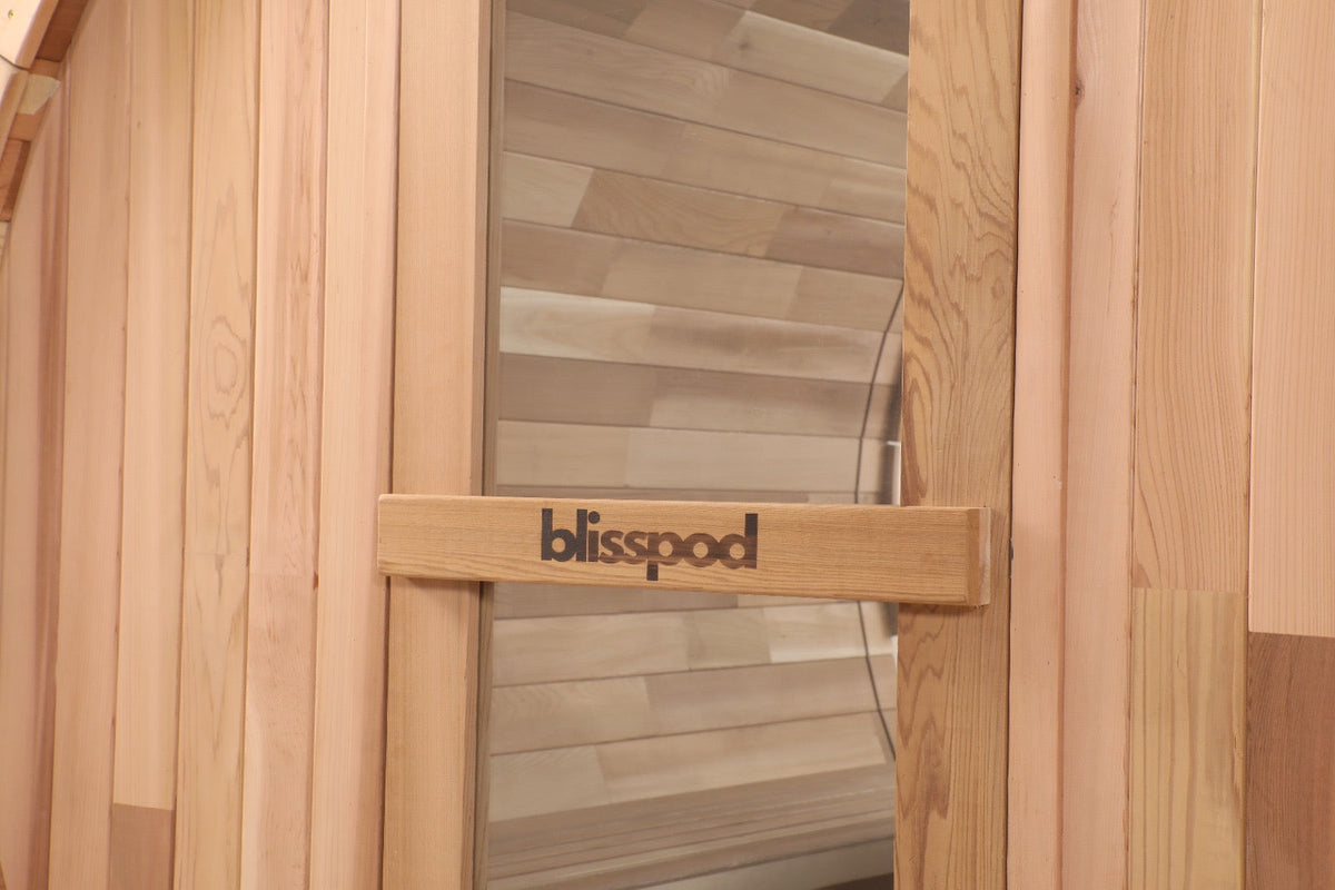 Blisspod Prague Outdoor Cedar Barrel Steam Sauna – 2–4 or 4–6 People