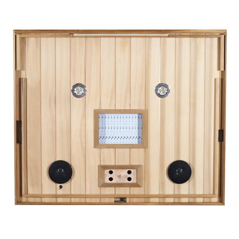 Wizzisauna SR02 2-Person Red Cedar Far Infrared Sauna
