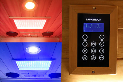 Wizzisauna SR01 1-Person Red Cedar Far Infrared Sauna