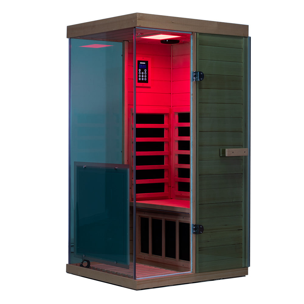 Wizzisauna 909MX Mini 1-Person Infrared Sauna