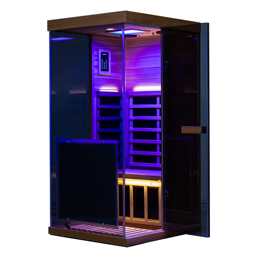 Wizzisauna 909MX Mini 1-Person Infrared Sauna