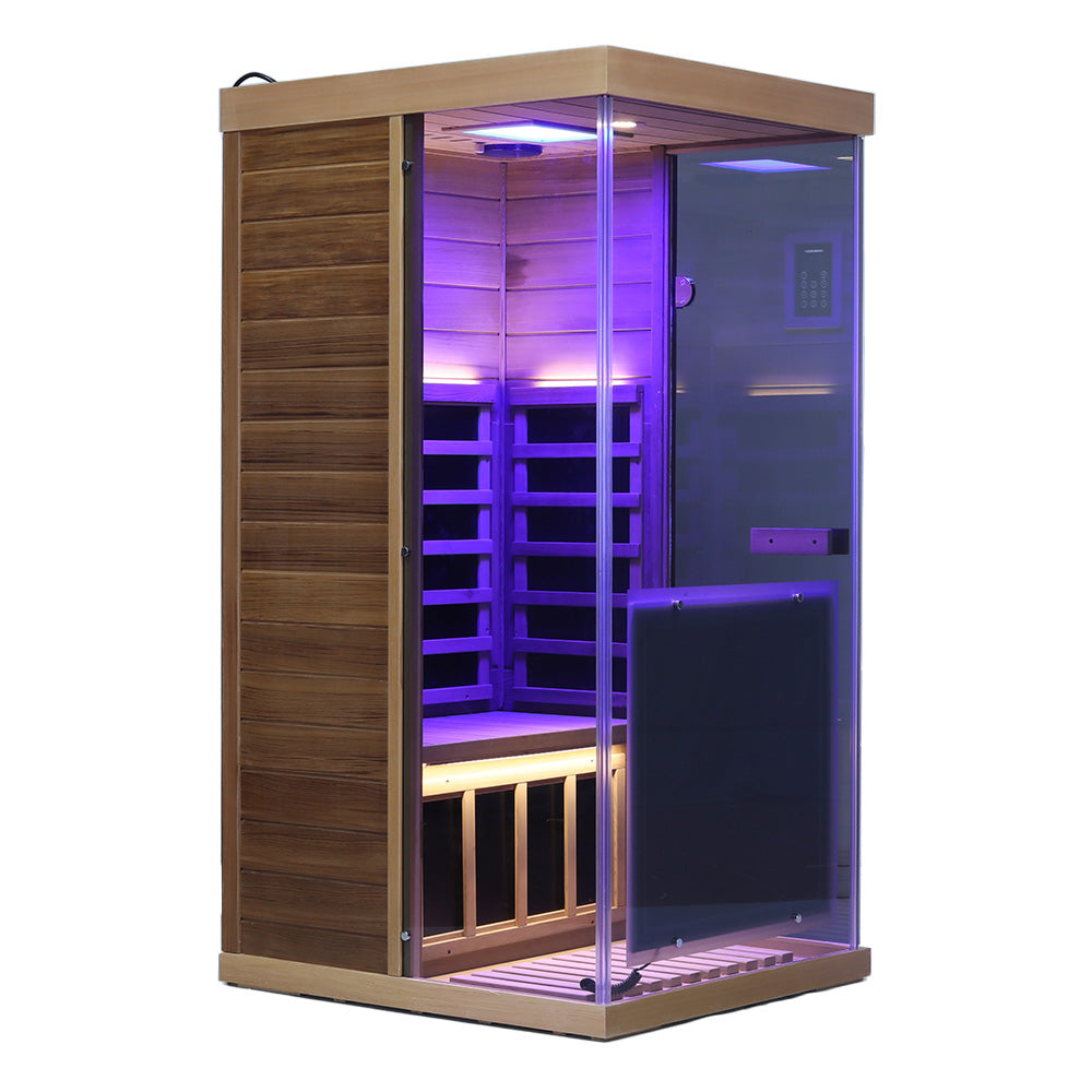 Wizzisauna 909MX Mini 1-Person Infrared Sauna