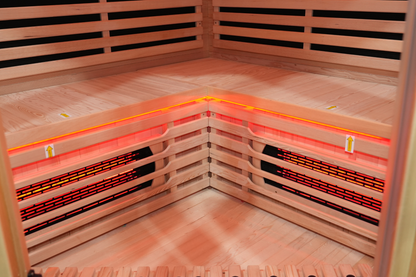 Blisspod Vienna RED 4–5 Person Full-Spectrum Infrared Sauna