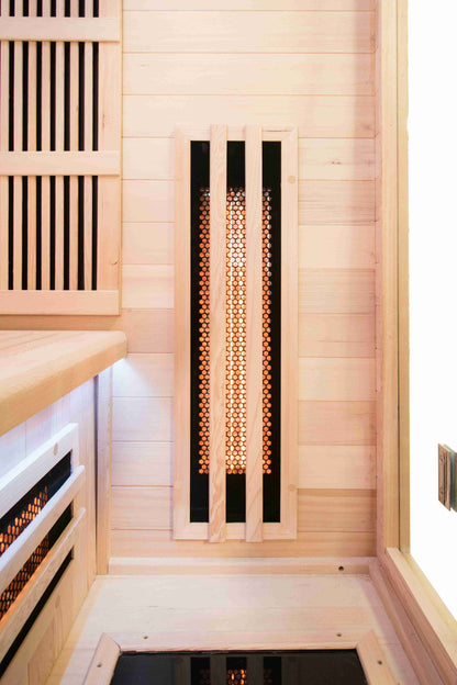NiceBeam 1–2 Person Full-Body Infrared Sauna with Red Light Therapy