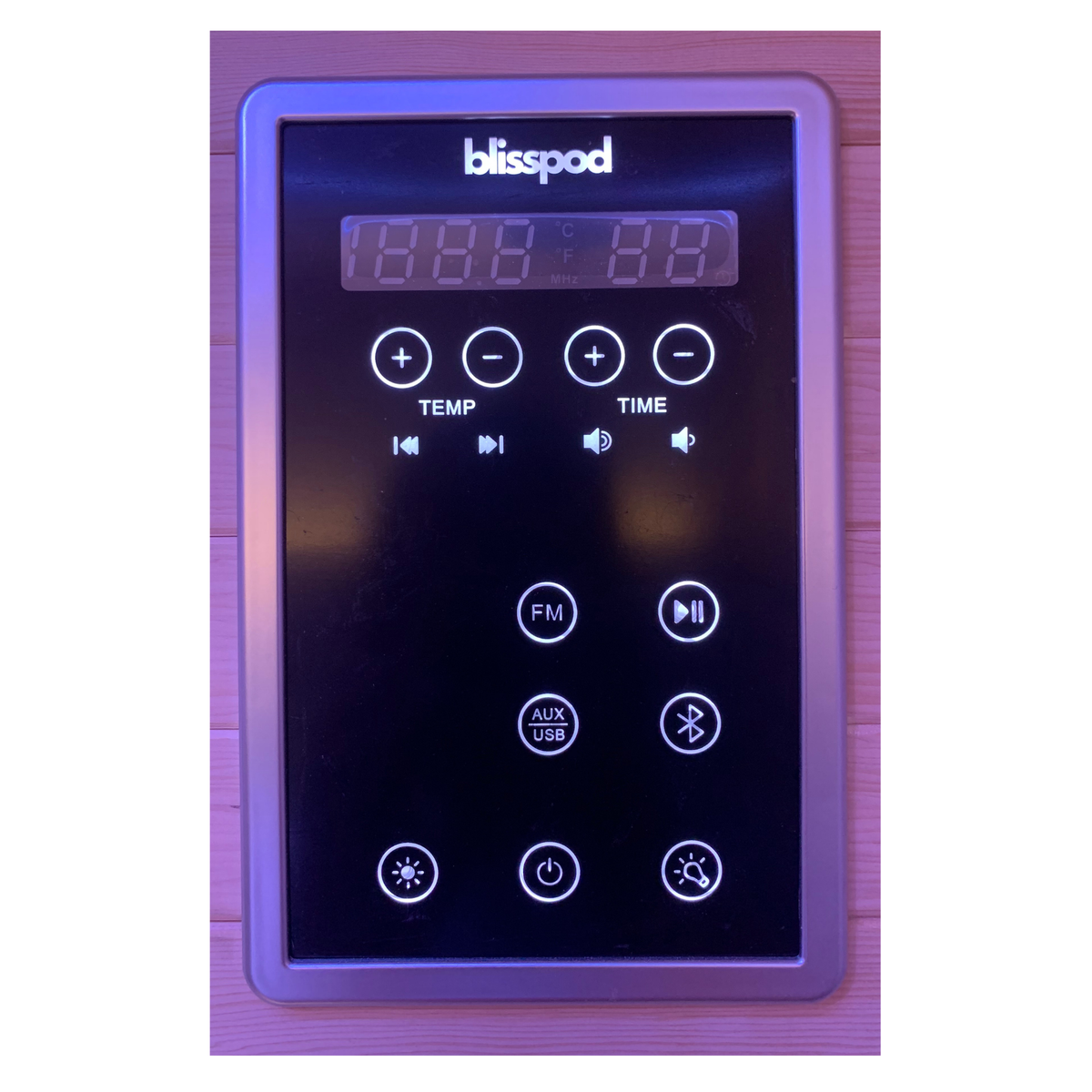 Blisspod Bergen 2-Person Full-Spectrum Infrared Sauna with Red-Light Panel