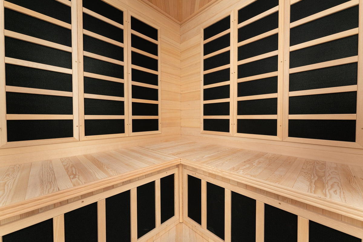 Blisspod Vienna 4–5 Person Far-Infrared Corner Sauna