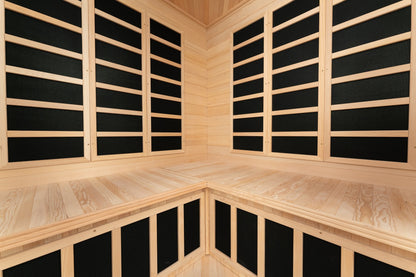 Blisspod Vienna 4–5 Person Far-Infrared Corner Sauna