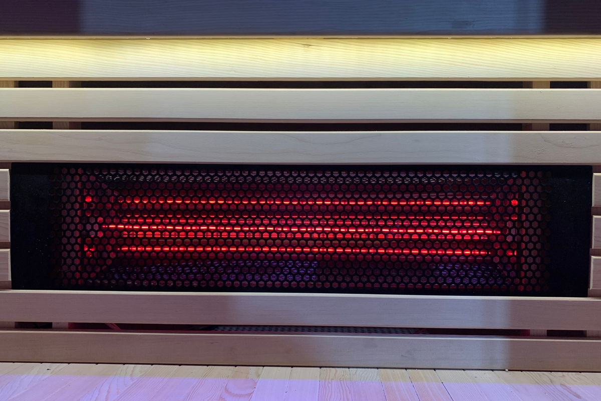 Blisspod Helsinki 2-Person Full-Spectrum Infrared Sauna with Red-Light Panel
