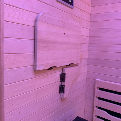 Blisspod Helsinki 2-Person Full-Spectrum Infrared Sauna with Red-Light Panel