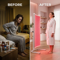 LuminaCore Radiance Panel — Before & After