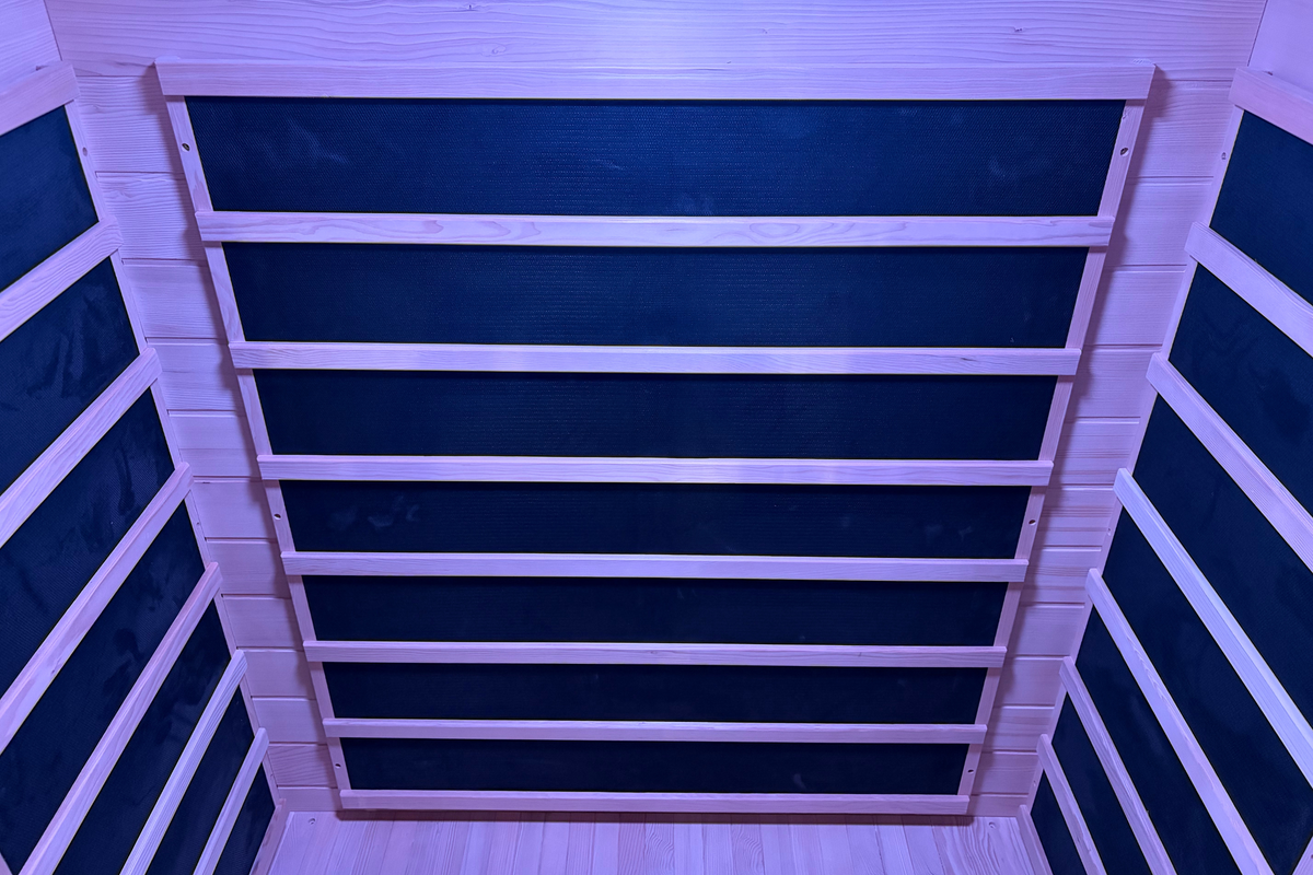 Blisspod Malmo 2-Person Infrared Sauna with Red-Light Panel