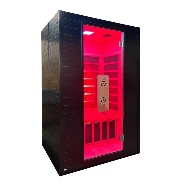 Blisspod Malmo 2-Person Infrared Sauna with Red-Light Panel
