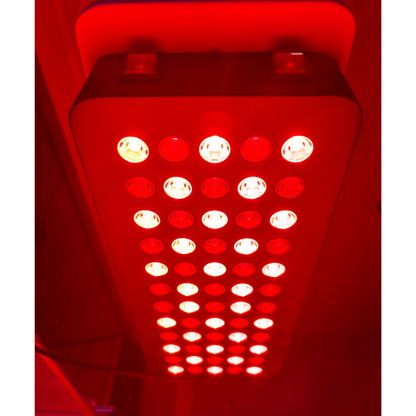 Blisspod Malmo 2-Person Infrared Sauna with Red-Light Panel
