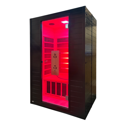 Blisspod Malmo 2-Person Infrared Sauna with Red-Light Panel