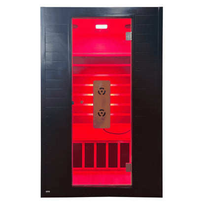 Blisspod Malmo 2-Person Infrared Sauna with Red-Light Panel