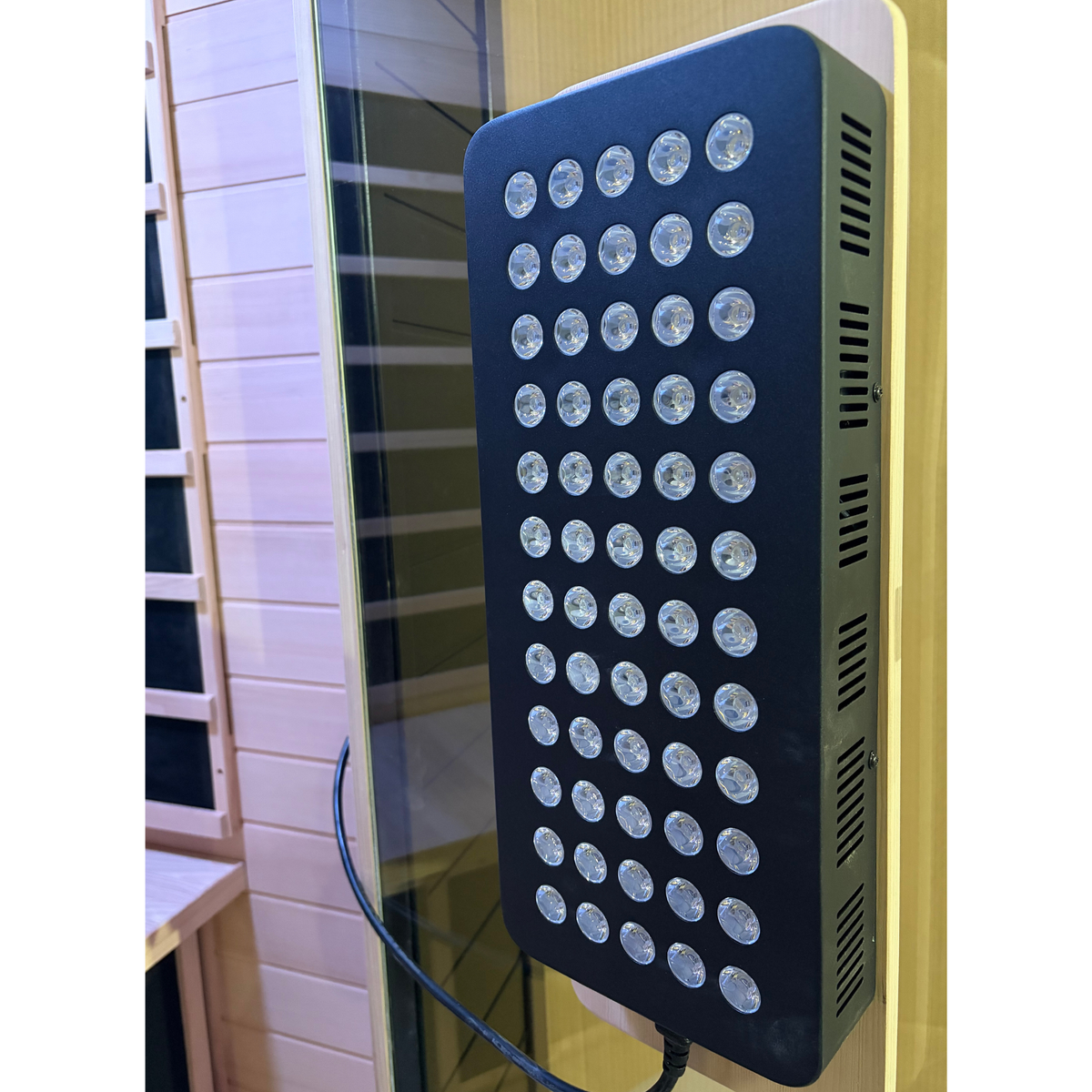 Blisspod Malmo 2-Person Infrared Sauna with Red-Light Panel