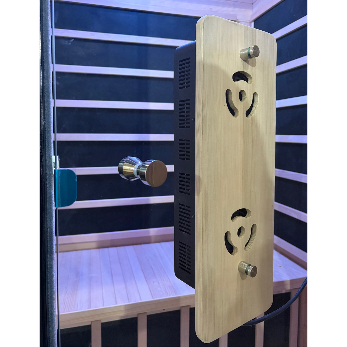 Blisspod Malmo 2-Person Infrared Sauna with Red-Light Panel