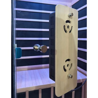 Blisspod Malmo 2-Person Infrared Sauna with Red-Light Panel