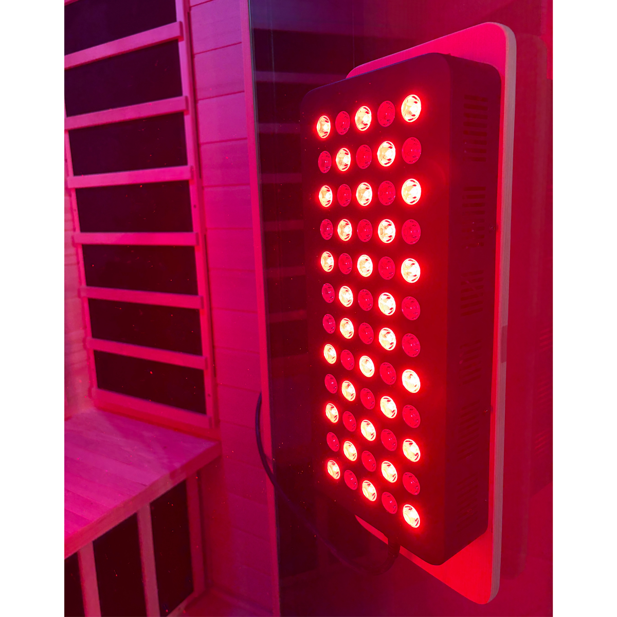 Blisspod Malmo 2-Person Infrared Sauna with Red-Light Panel