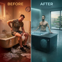 PolarEdge Monolith X Integrated Cold Plunge — Before & After