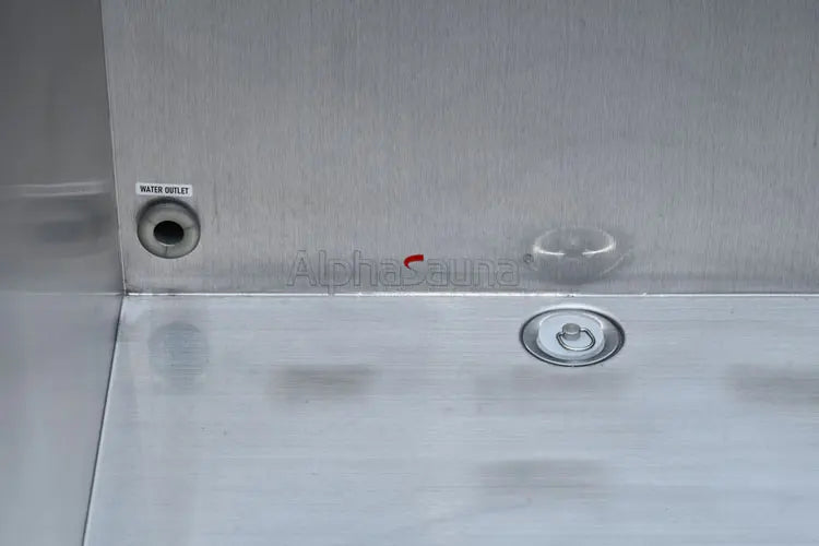 Cedar Cold Plunge Tub with 1.5HP Chiller — Stainless Steel Basin