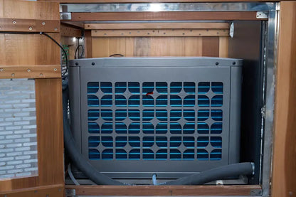 Cedar Cold Plunge Tub with 1.5HP Chiller — Stainless Steel Basin