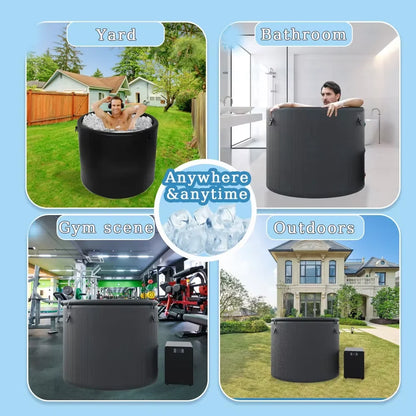 Pro Elite 90cm Ice Bath Pod — Inflatable Cold Plunge Tub for Athletes